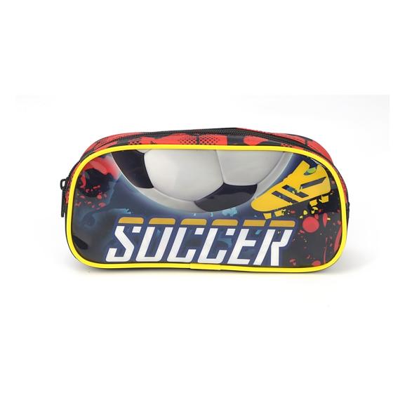 Estojo Escolar Infantil Futebol Luxcel