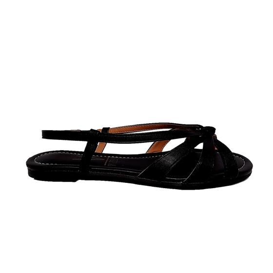 Sandália Feminina Tiras Preta Vizzano