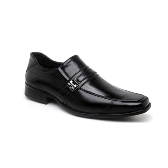 Sapato Social Masculino Couro Preto Andar Shoes