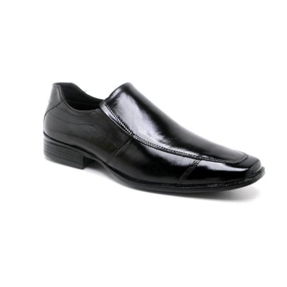 Sapato Social Clássico Couro Preto Andar Shoes