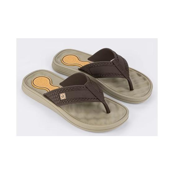Chinelo Masculino Adulto Egeu Marrom/Bege Cartago