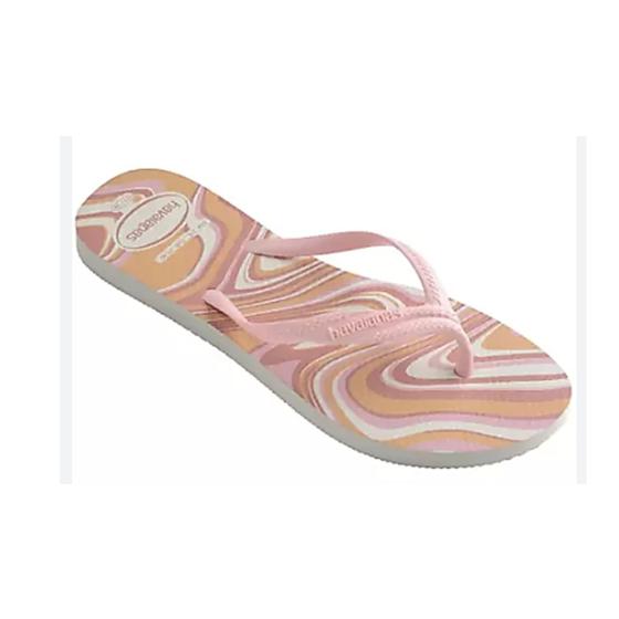 Chinelo Feminino Slim Fantasia Rosa Havaianas