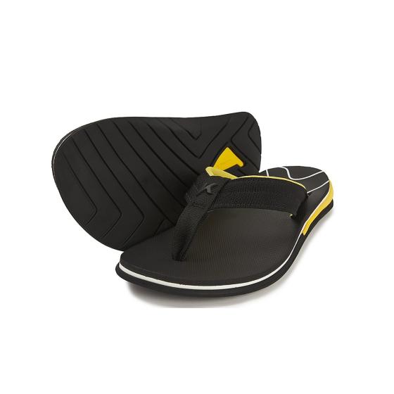 Chinelo Masculino Gel DIJ-04 Preto/Amarelo Kenner