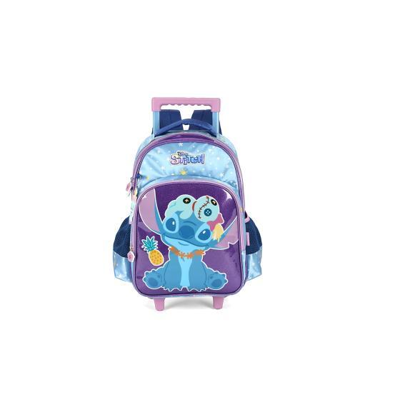 Mochila Escolar Rodinha Stitch Luxcel 021564