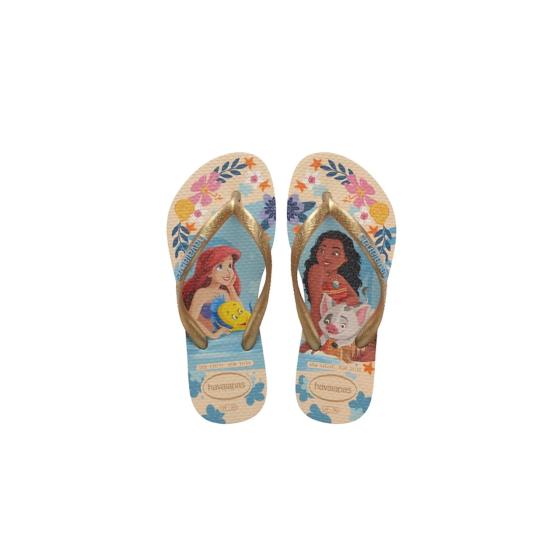 Chinelo Slim Infantil Princesas Glitter Havaianas 022478