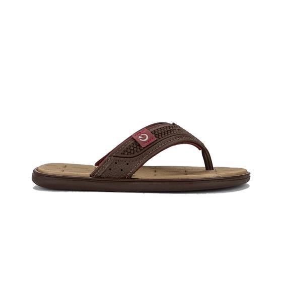 Chinelo Masculino Dedo Malta Marrom/Bege Cartago