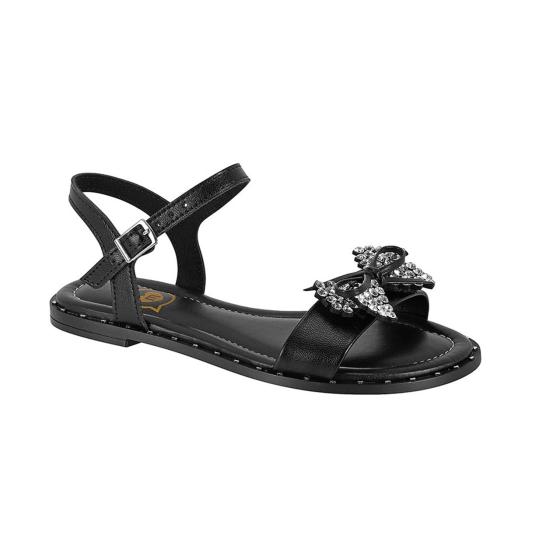 Sandália Infantil Laço de Strass Molekinha 021908