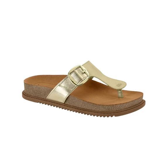 Tamanco Birken Metalizado Fivela Beira Rio 020005