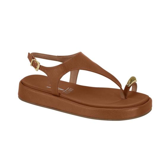 Sandália Feminina Flatform Dedo Vizzano 022583