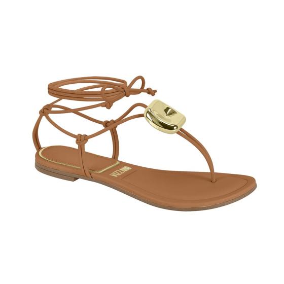 Sandália Feminina Amarração Tiras Finas Vizzano 021069