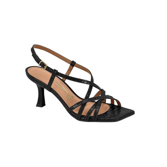 Sandália Salto Fino Croco Vizzano 022151
