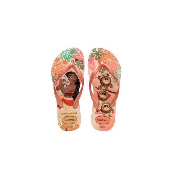 Chinelo Slim Glitter Princesa Moana Havaianas 021076