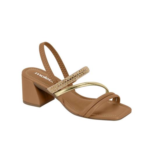 Sandália Salto Bloco Casual Moleca 023006