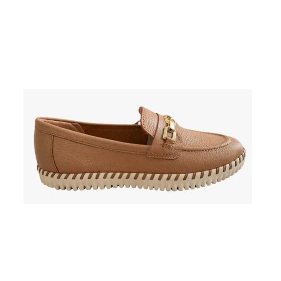 Mocassim Casual Feminino Couro Burnish Bottero 022617