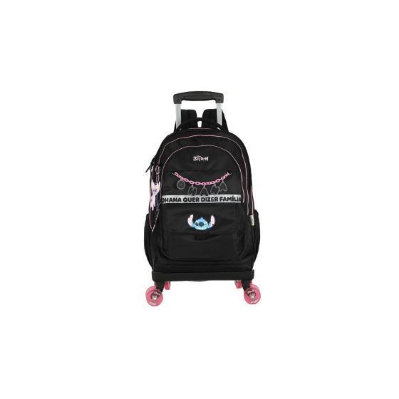 Mochila Stitch Rodinha Skate Luxcel 021731