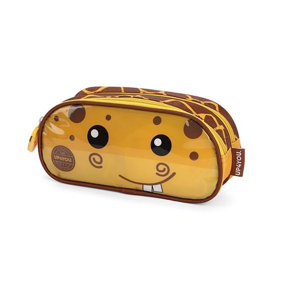 Estojo Escolar Duplo Infantil Girafinha Up4you