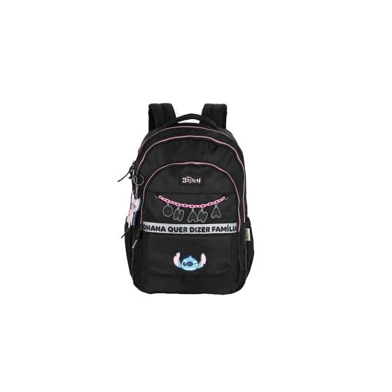 Mochila Juvenil Notebook Stitch Luxcel 021676