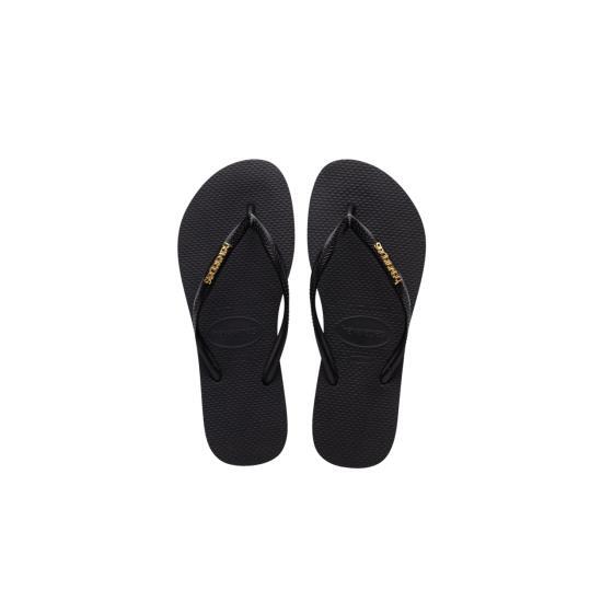 Chinelo Feminino Slim Logo Metalic Havaianas 020400