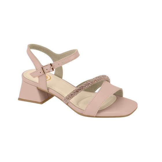 Sandália Infantil Saltinho Strass Molekinha 022998