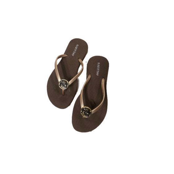 Chinelo Feminino Logo Metal Rafitthy 021374