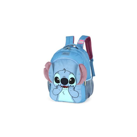 Mochila Escolar Stitch Disney Orelhas 3D Luxcel 021969