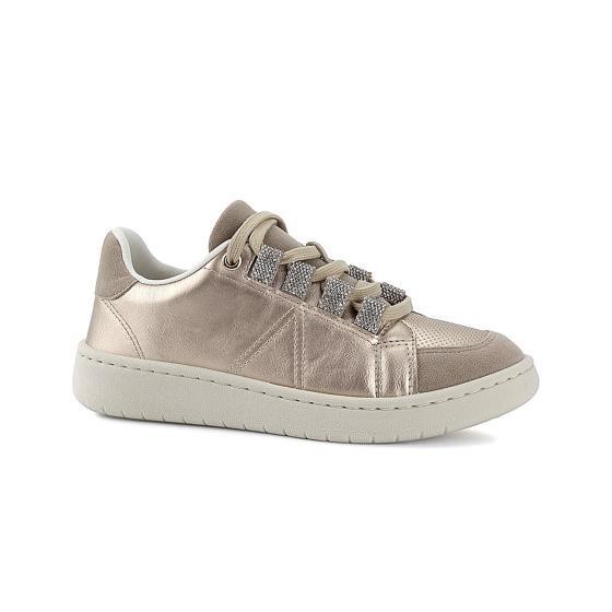 Tênis Feminino Casual Metalizado Strass Santinelli 019903