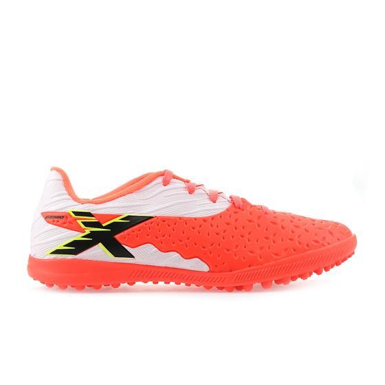 Chuteira Infantil Society Futebol Gênio 4 Coral/Branco Oxn