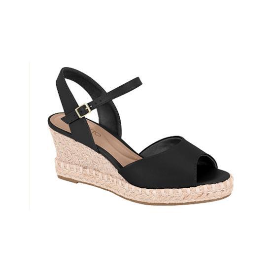 Sandália Feminina Conforto Anabela Corda Beira Rio 021170