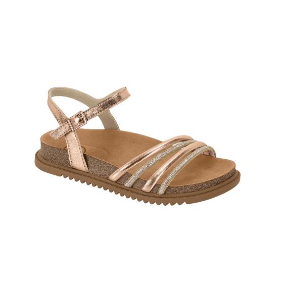 Papete Infantil Metalizada Ouro Rosado Molekinha 020782