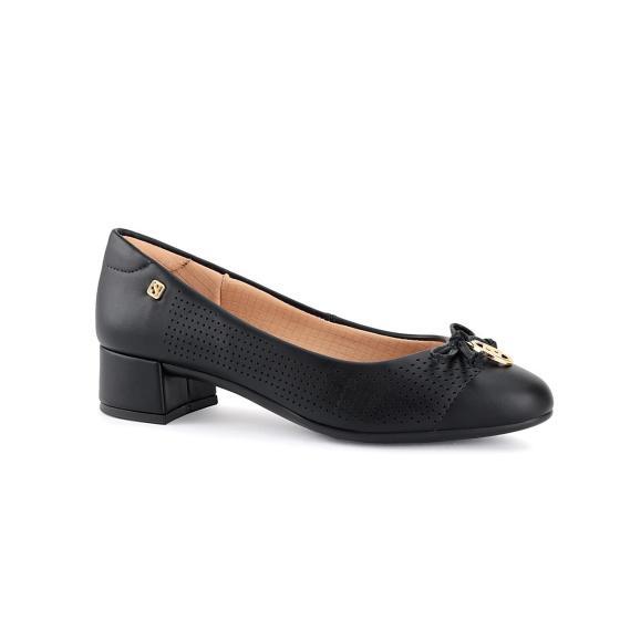 Sapato Feminino Salto Baixo Lacinho Santinelli 019905