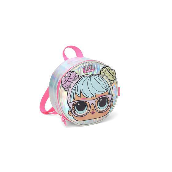 Lancheira Térmica Feminina Holográfico Lol Rosa Luxcel