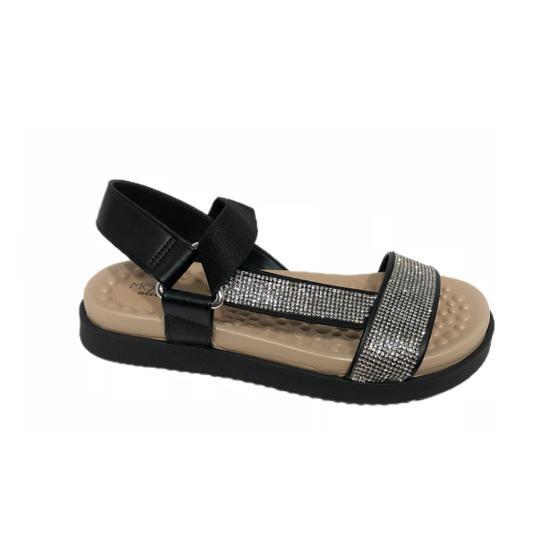 Sandália Feminina Ultraconforto Strass Modade 019696